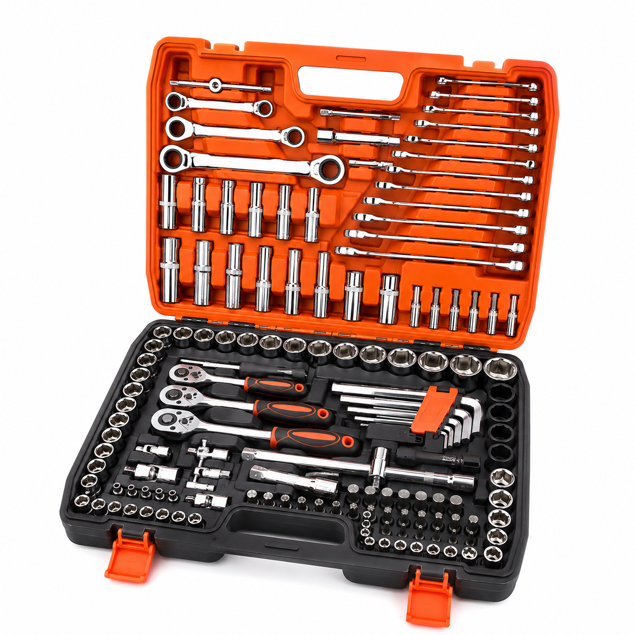 Juego de Herramientas 151 Piezas Profesional con Ratchet y Copas